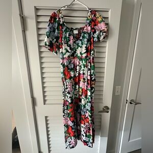 Old Navy Multicolor Smocked Dress